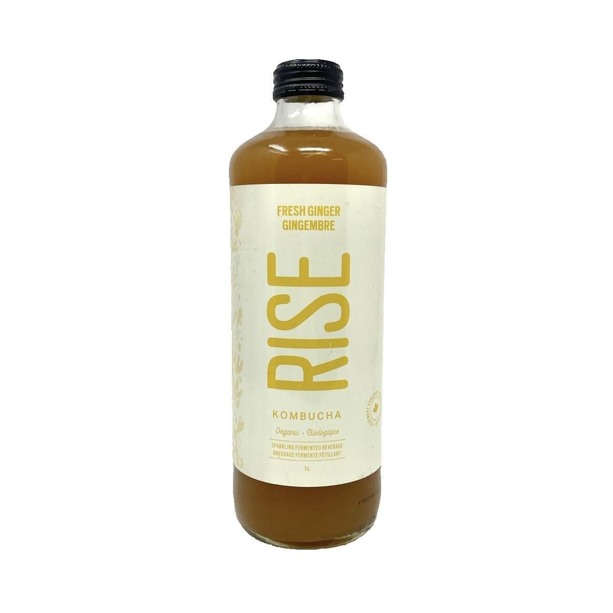 Rise Organic Kombucha Fresh Ginger (1L)