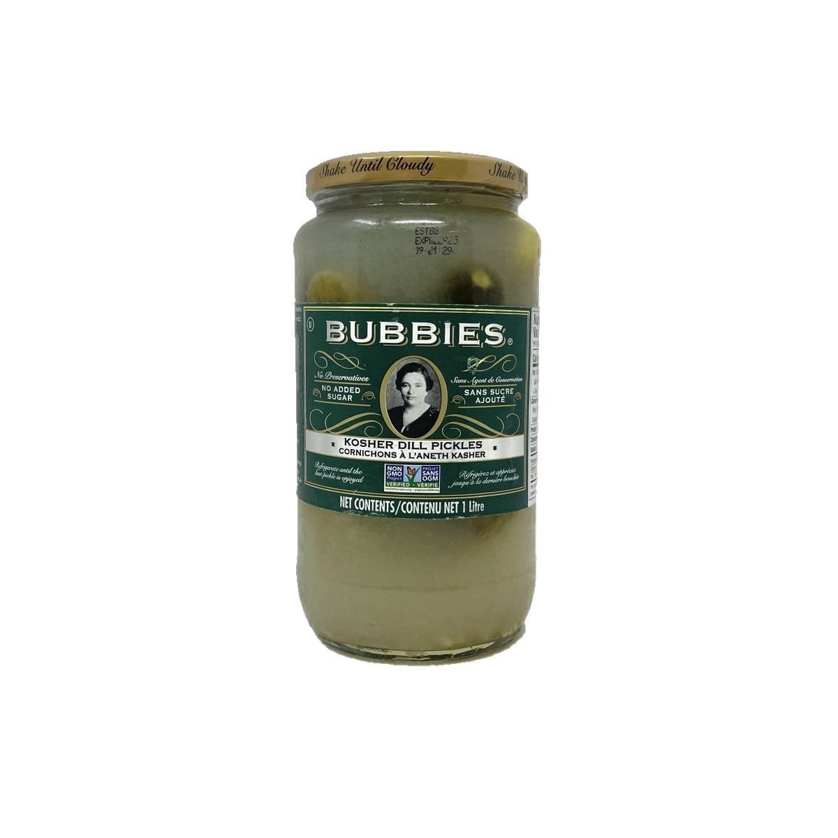 Bubbies Dill Pickles (1L)