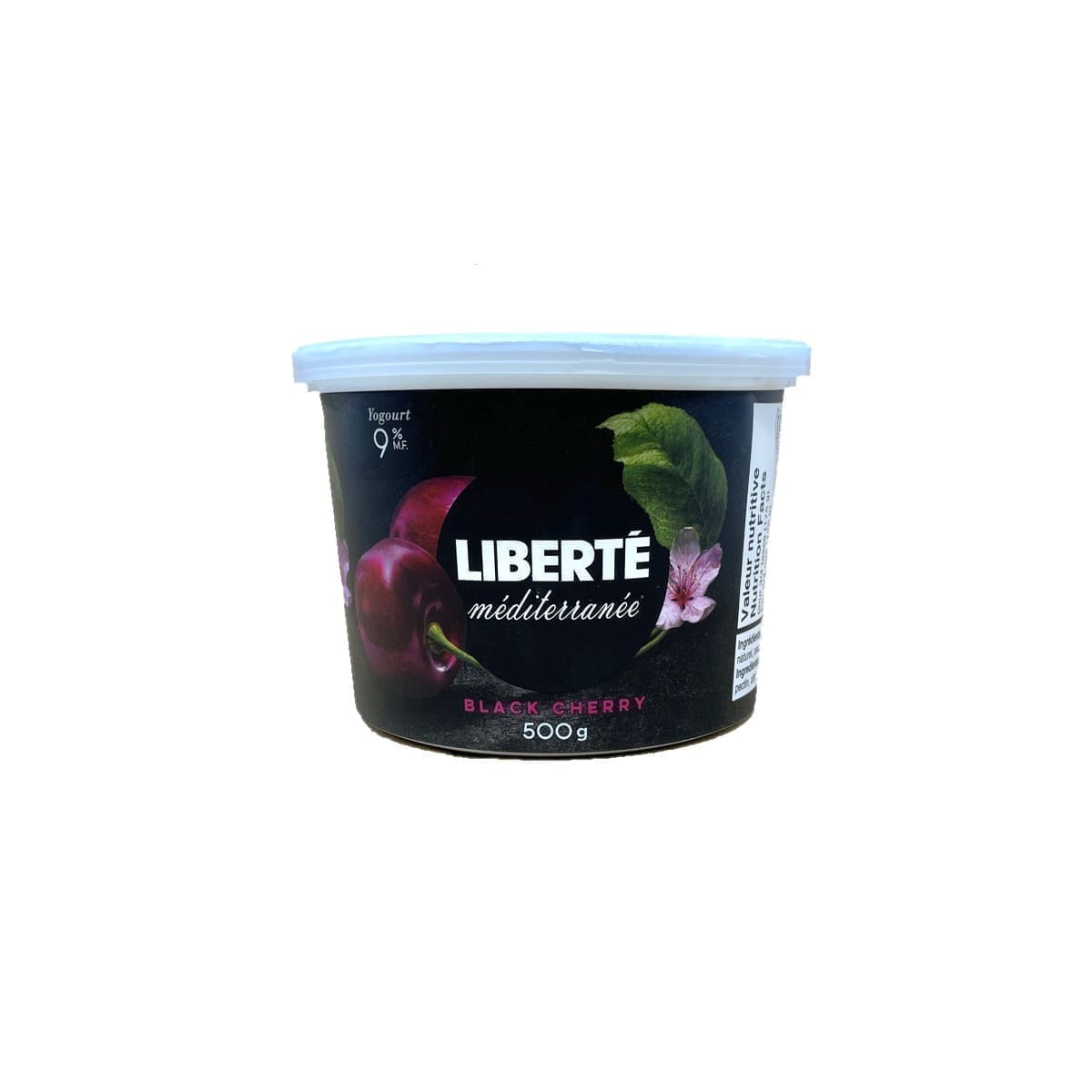 Liberte Mediterranee Yogurt Black Cherry 9% (500g)