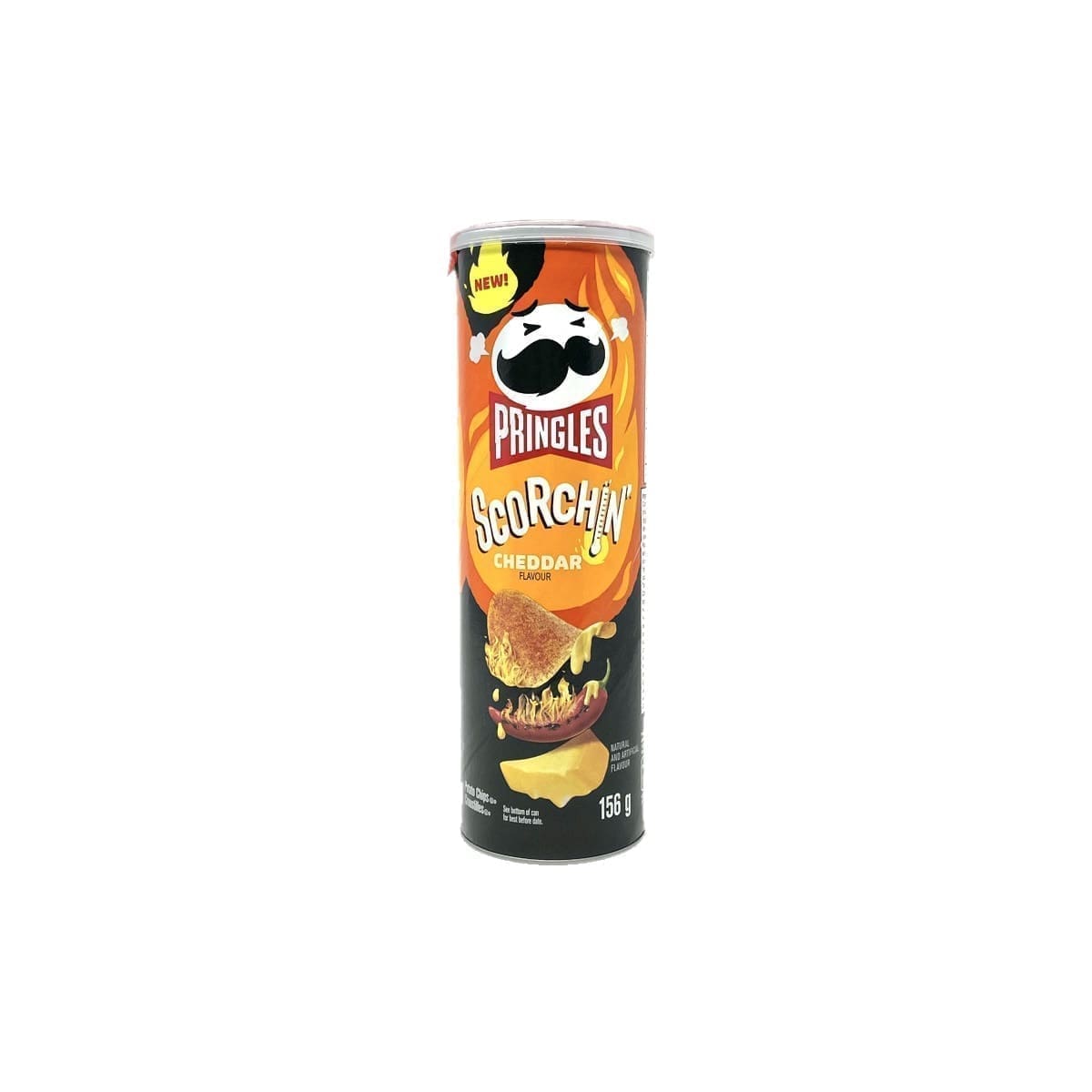 Pringles Scorchin’ Cheddar (156g)