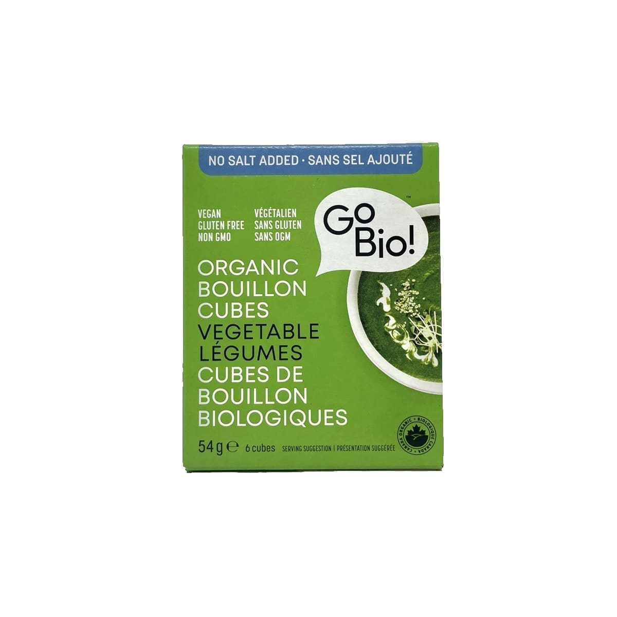 Go Bio Organic Bouillon Cubes Vegetable (54g)