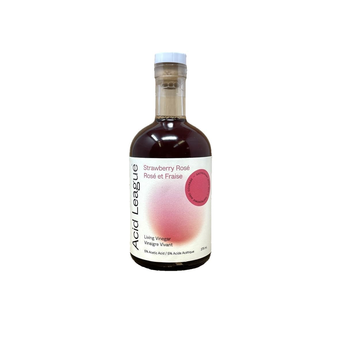 Acid League Living Vinegar Strawberry Rose (375mL)