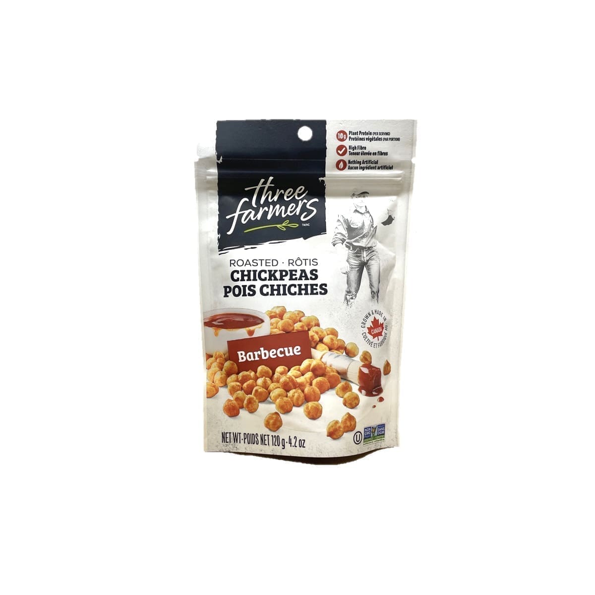 Three Farmers Roasted Chickpeas Barbecue (120g)