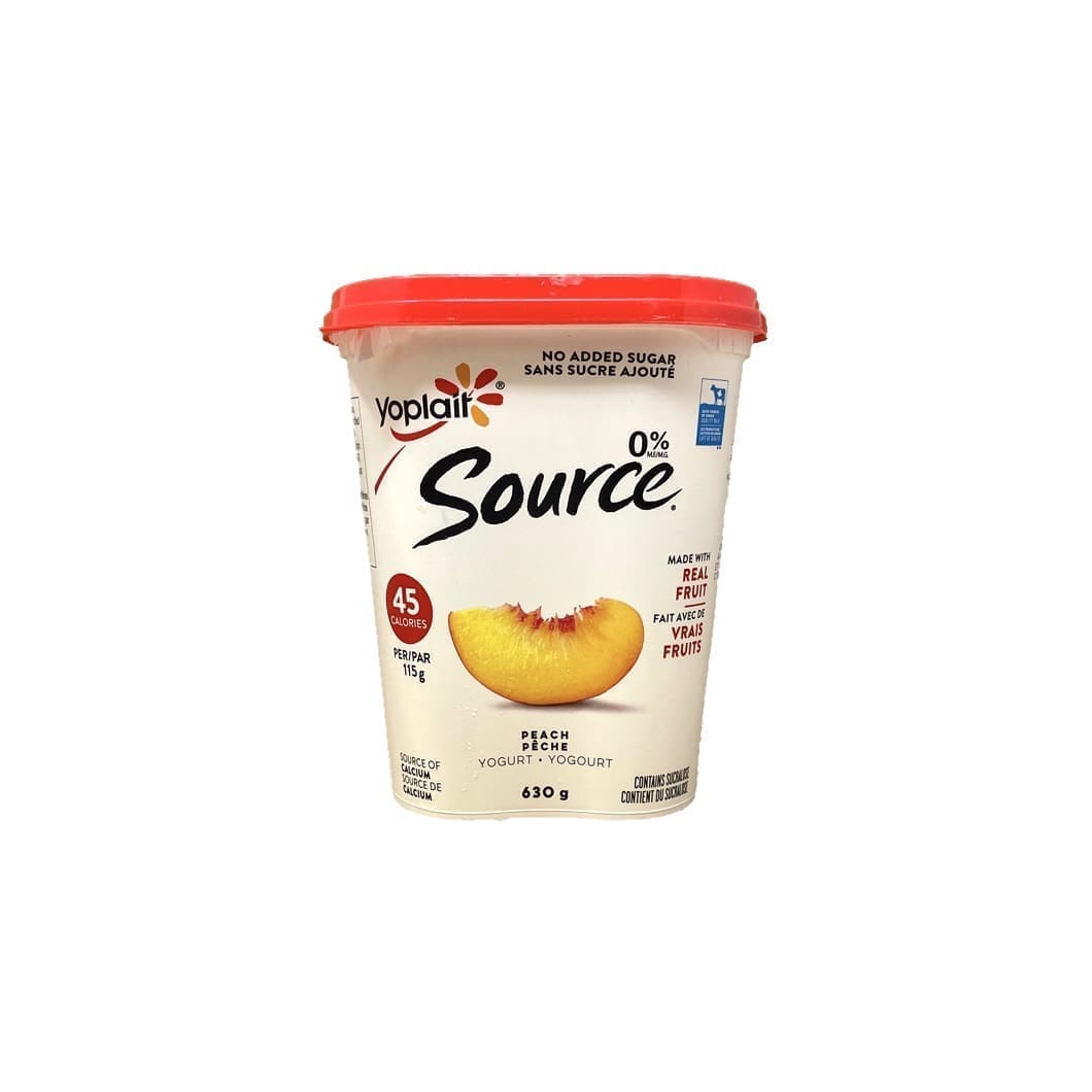 Yoplait Source Yogurt Peach 0% (630g)