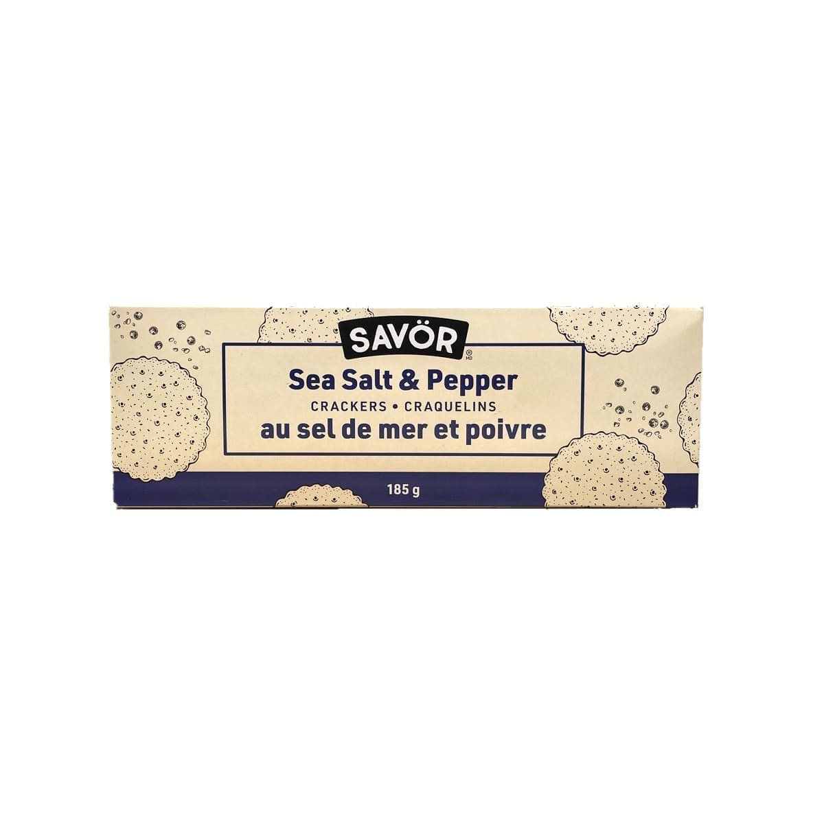 Savor Crackers Sea Salt & Pepper (185g)