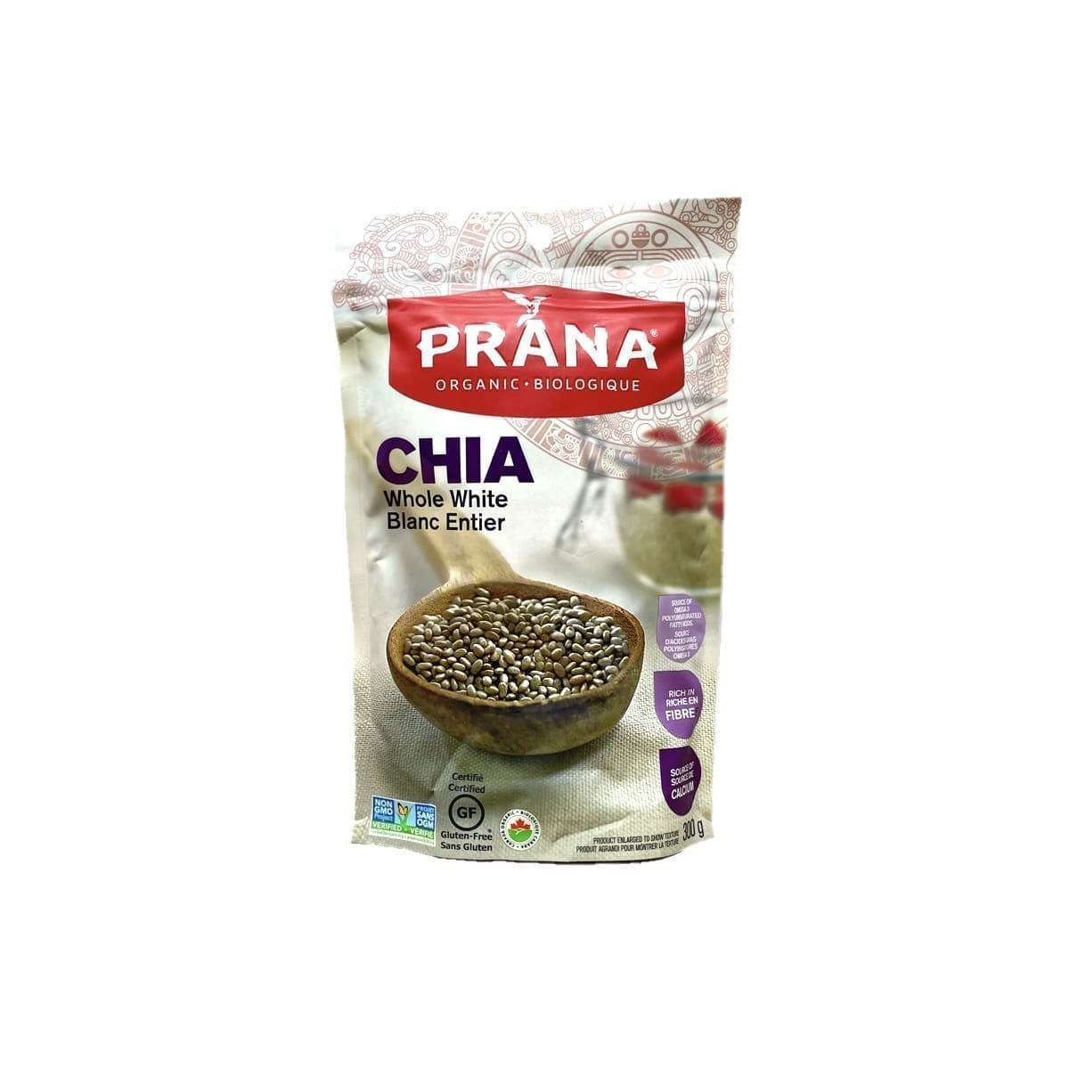 Prana Organic Whole White Chia (300g)