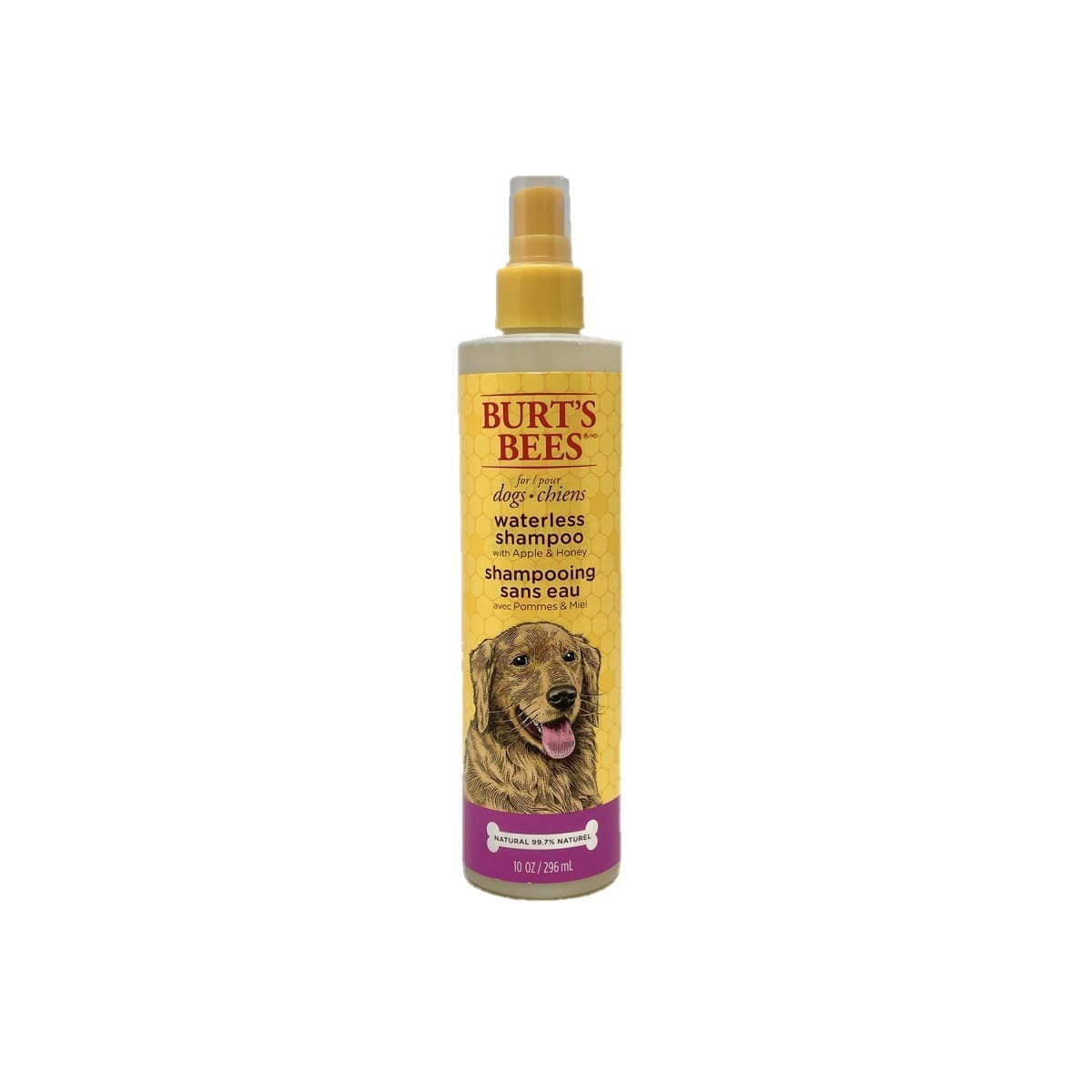 Burt’s Bees Waterless Dog Shampoo Apple & Honey (296mL)