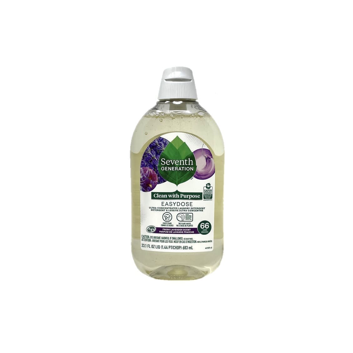 Seventh Generation Ultra Concentrated Laundry Detergent Fresh Lavender Scent (683mL)