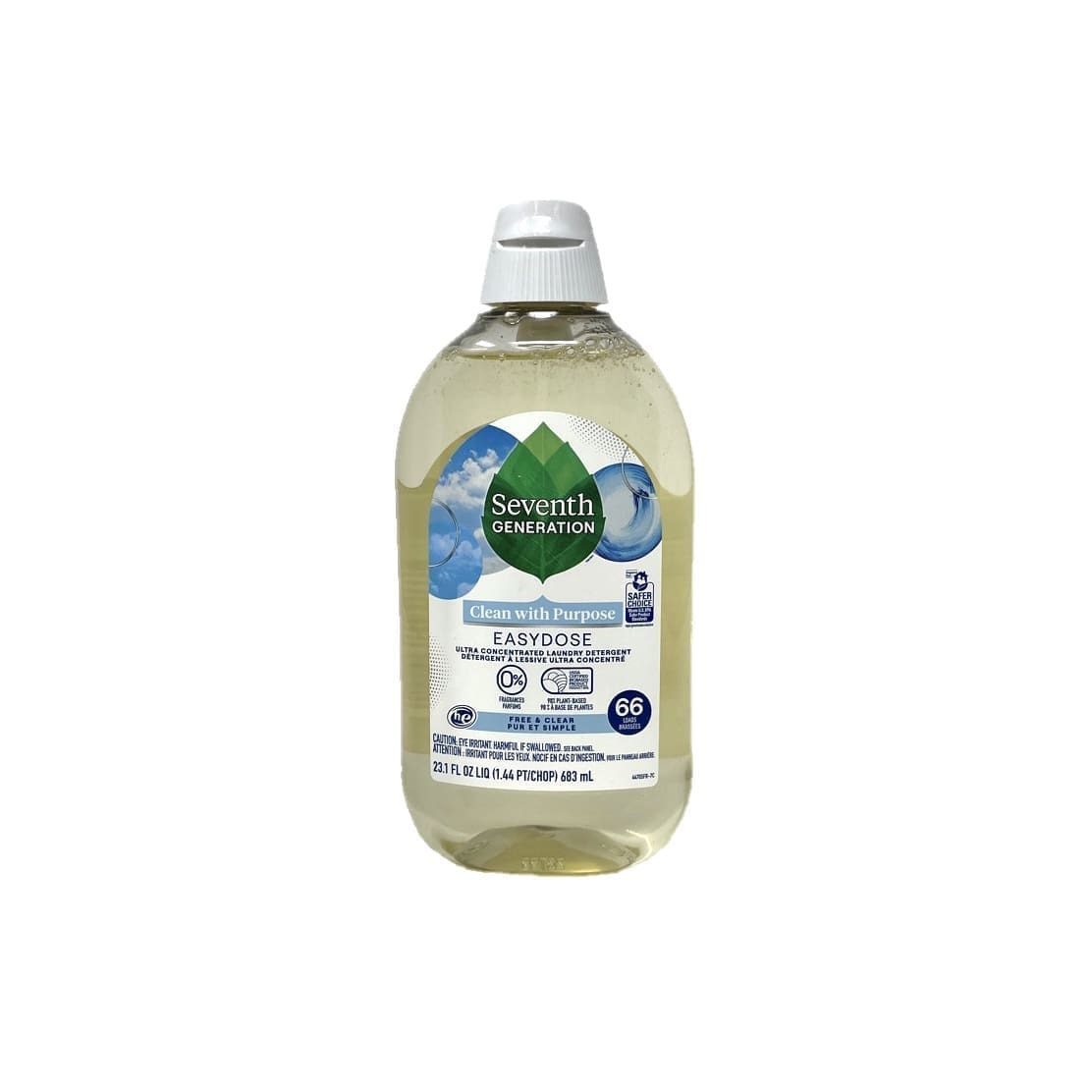 Seventh Generation Ultra Concentrated Laundry Detergent Free & Clear (683mL)