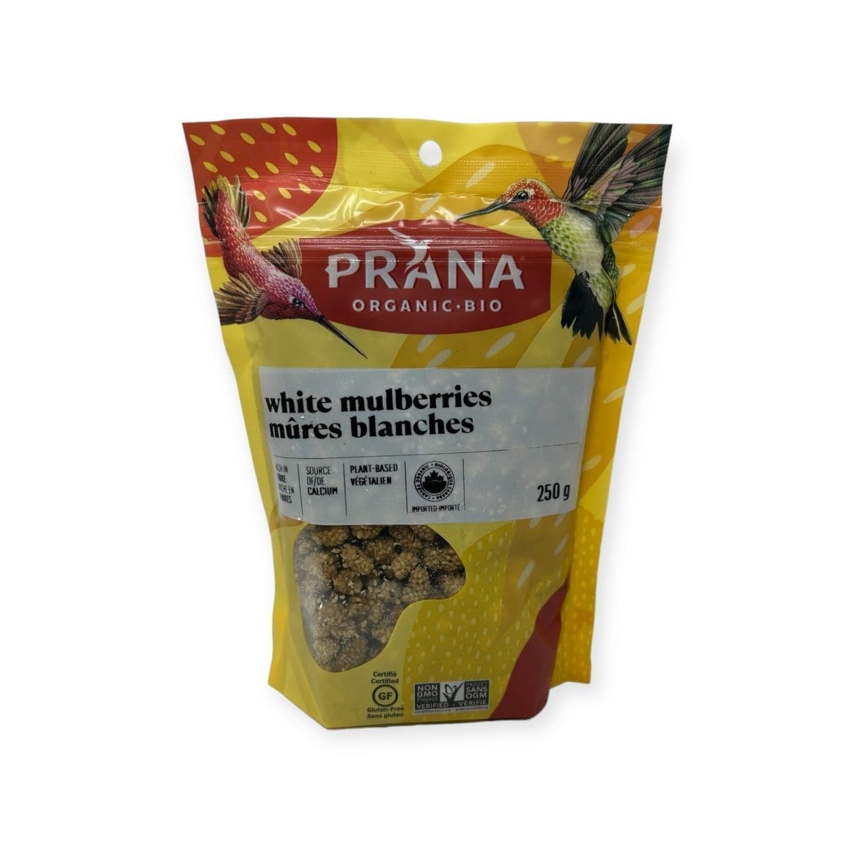 Prana Organic White Mulberries (250g)
