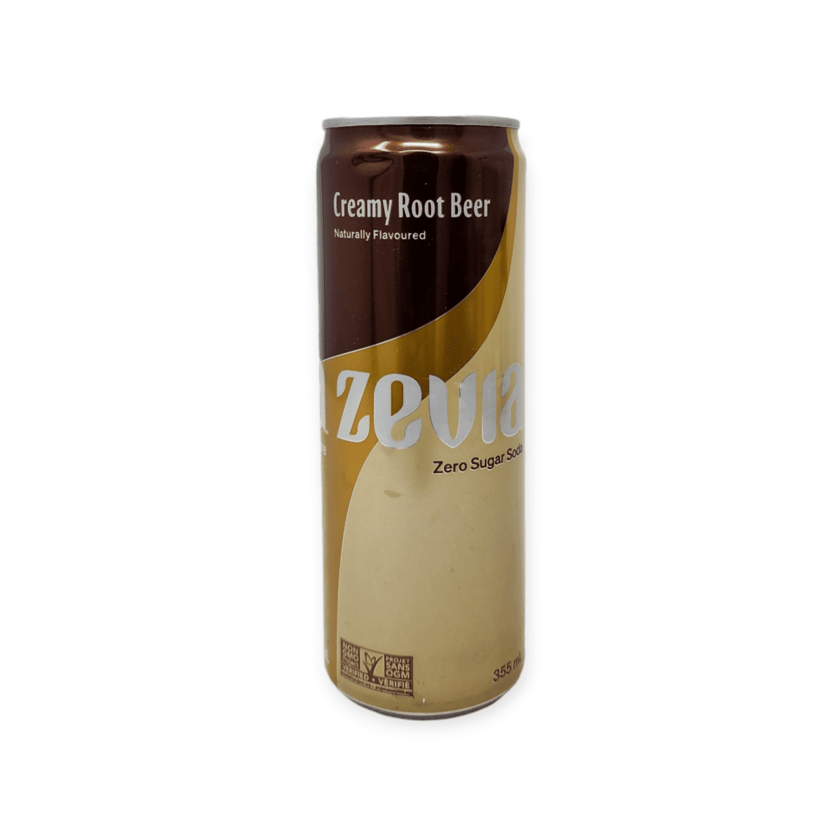 Zevia Soda Zero Sugar Creamy Rootbeer (355mL)