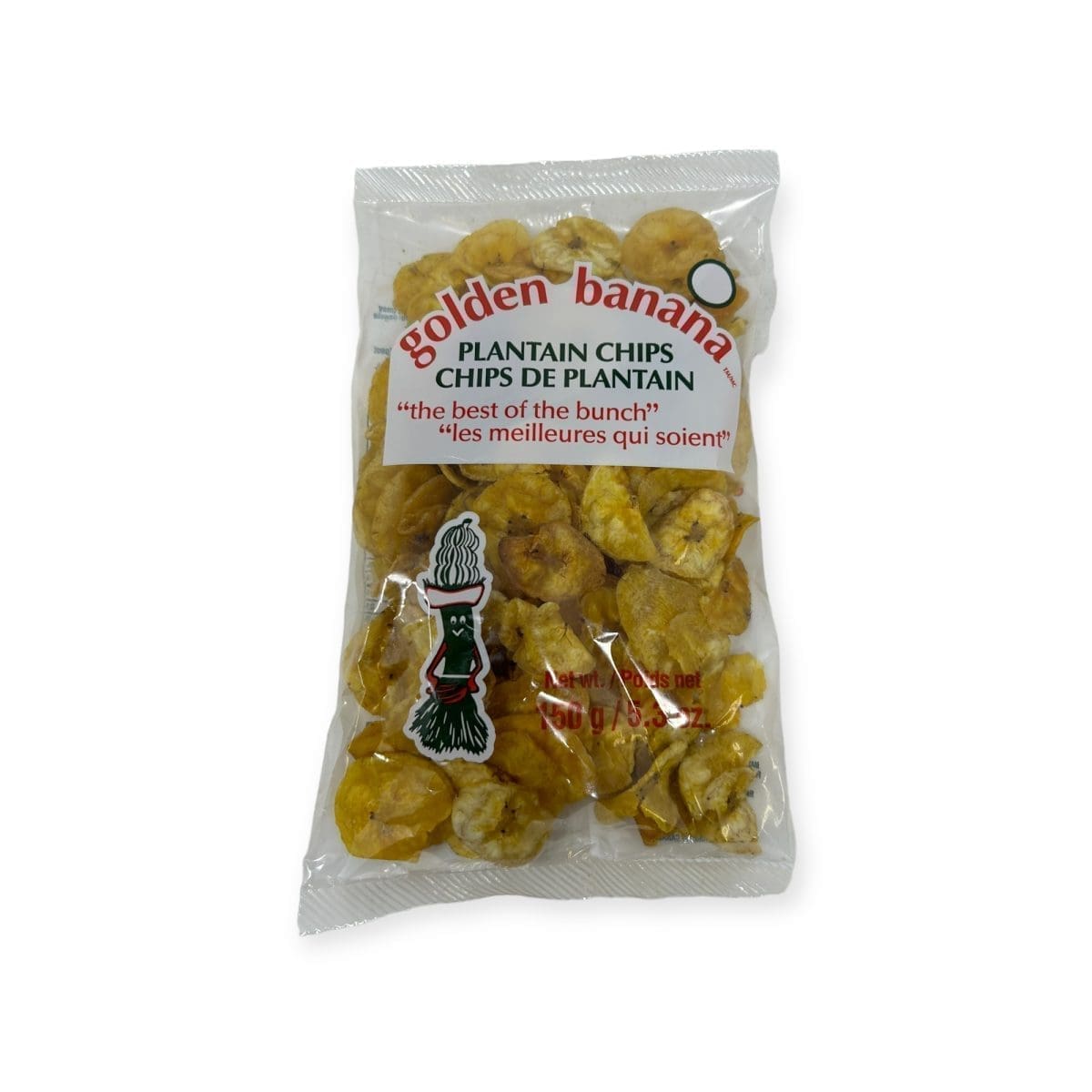 Golden Banana Plantain Chips (150g)