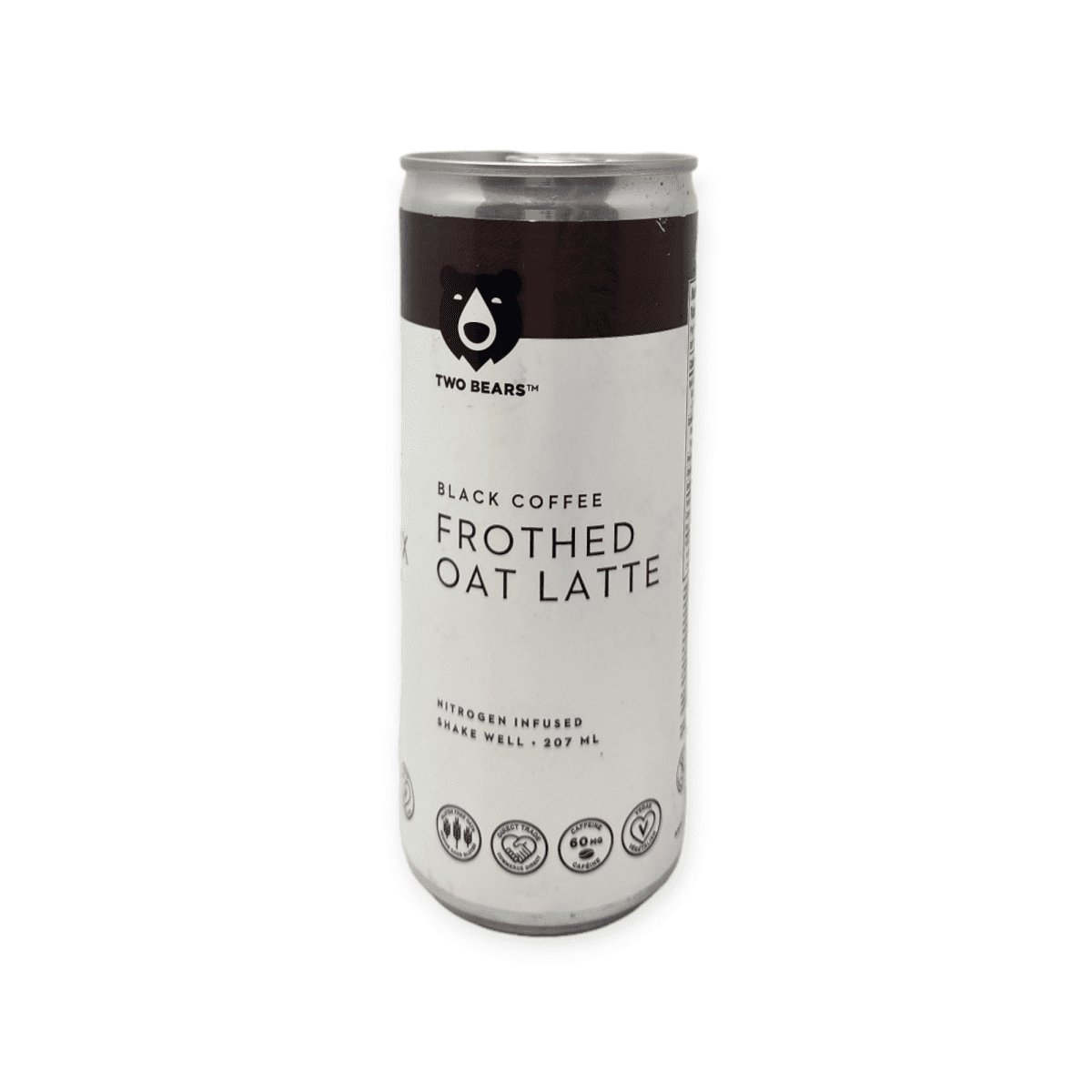 Two Bears Frothed Oat Latte Black Coffee (207mL)