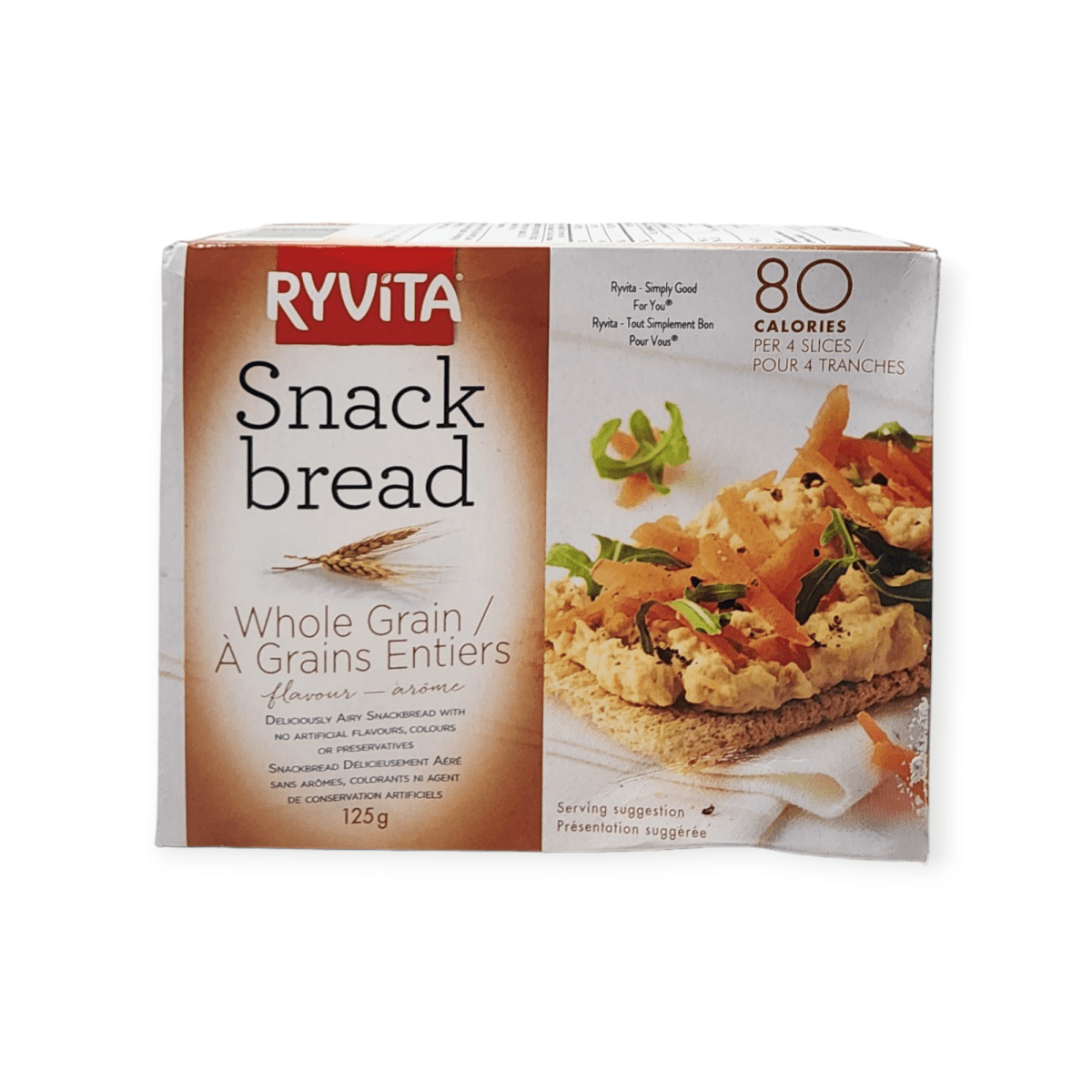 Ryvita Snack Bread Whole Grain (125g)