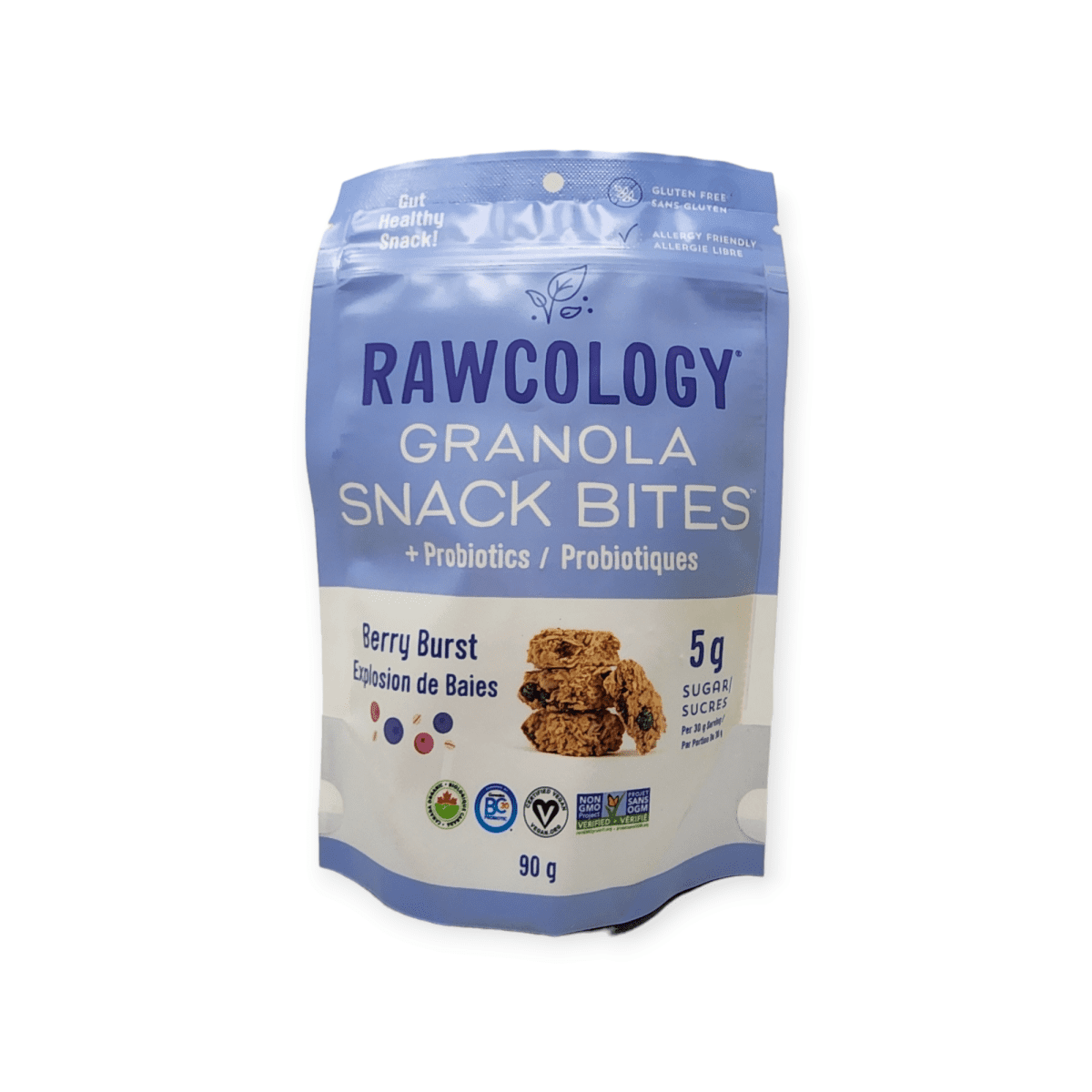 Rawcology Granola Snack Bites Berry Burst (90g)