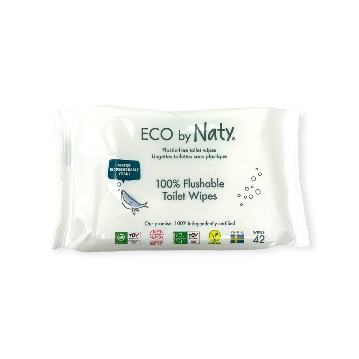 Eco By Naty 100% Flushable Wipes (42 Wipes)