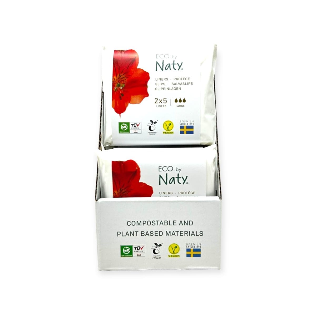 Eco By Naty Liners Travel Pack (2×9 Liners)