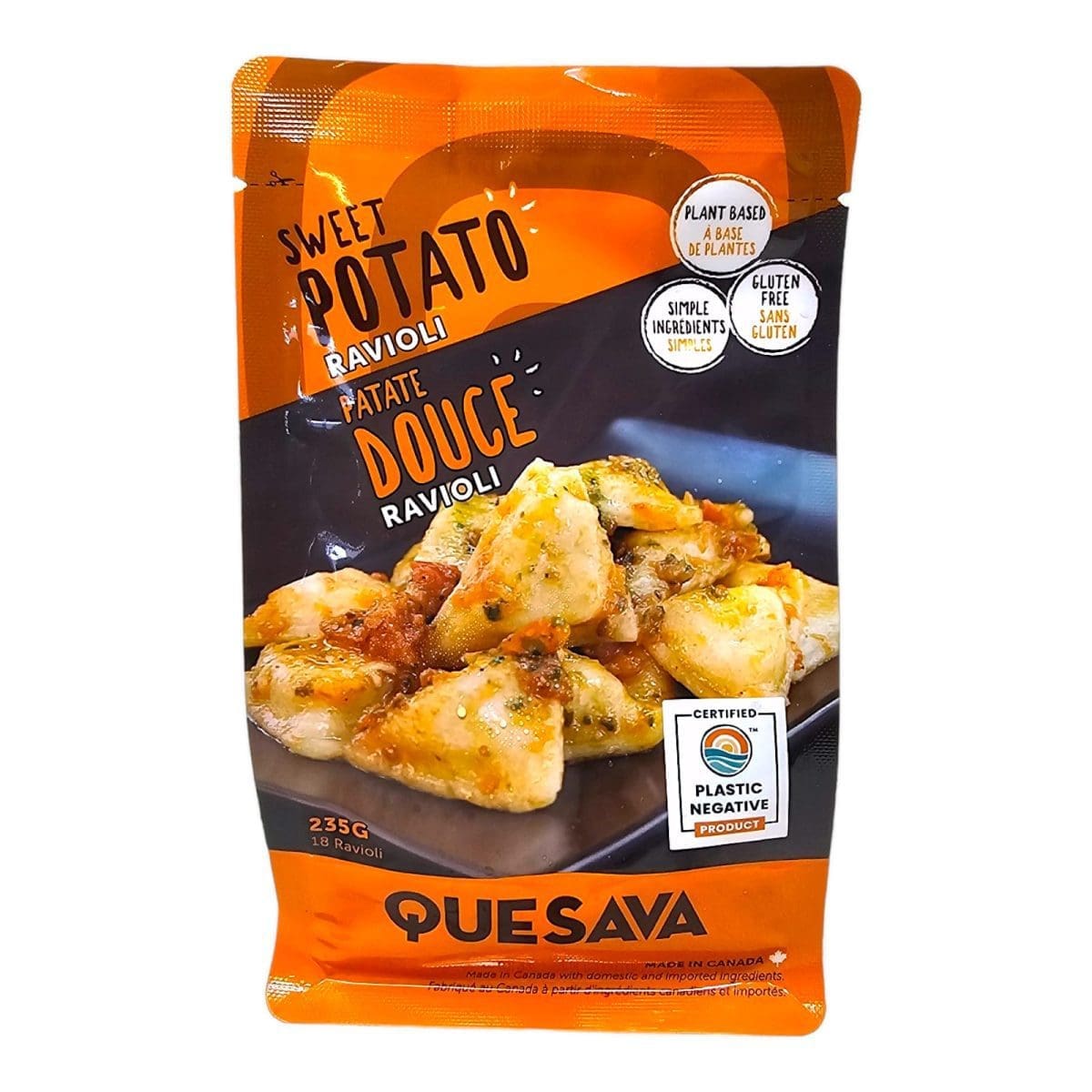 Quesava Plant Based Sweet Potato Ravioli