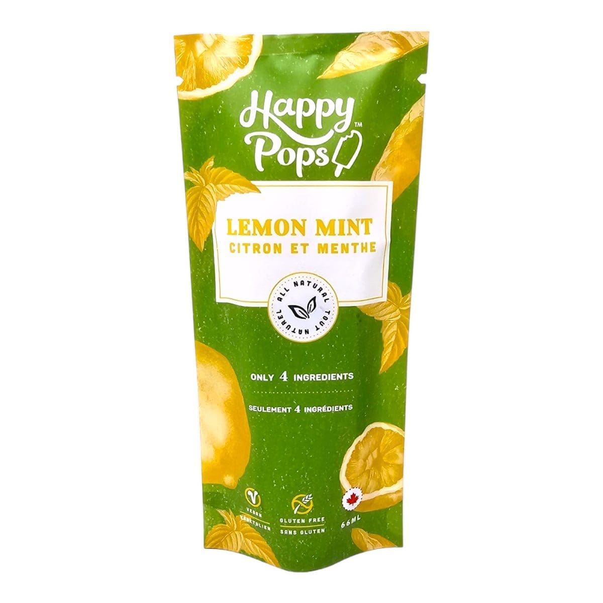 Happy Pops Lemon mint Popsicle(66ml)