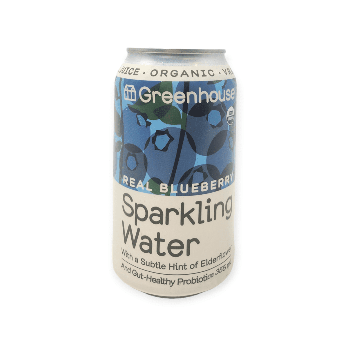 Greenhouse Sparkling Water Real Blueberry (355mL)