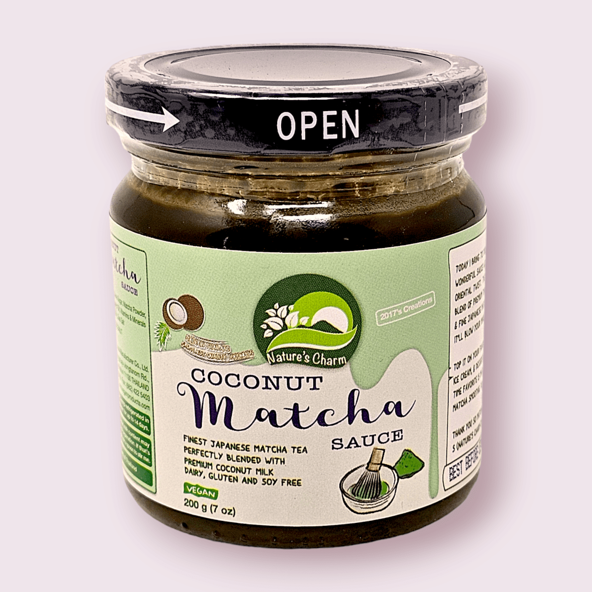 Nature’s Charm Coconut Matcha Sauce (200g)