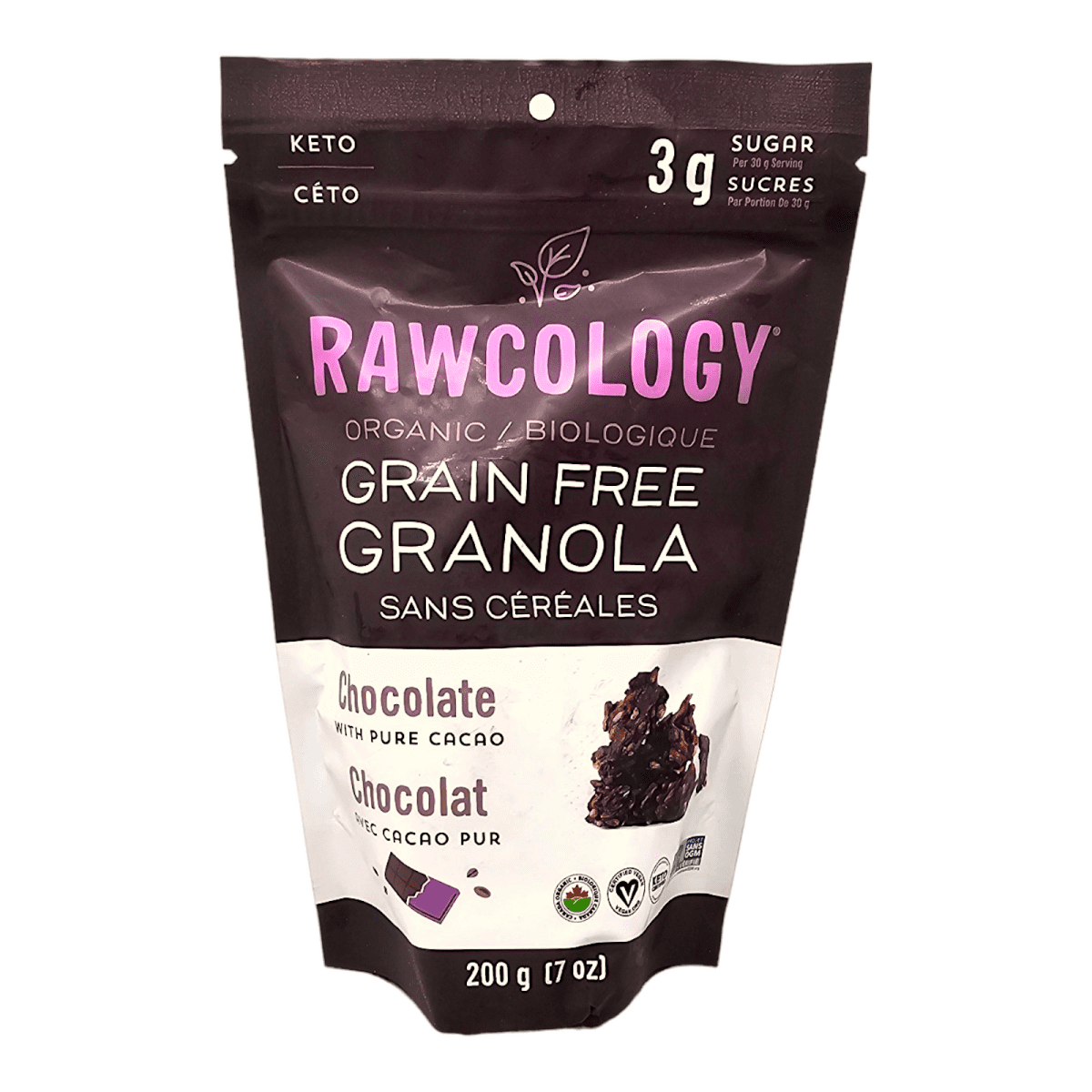 Rawcology Organic Chocolate with pure Cacao (200g)