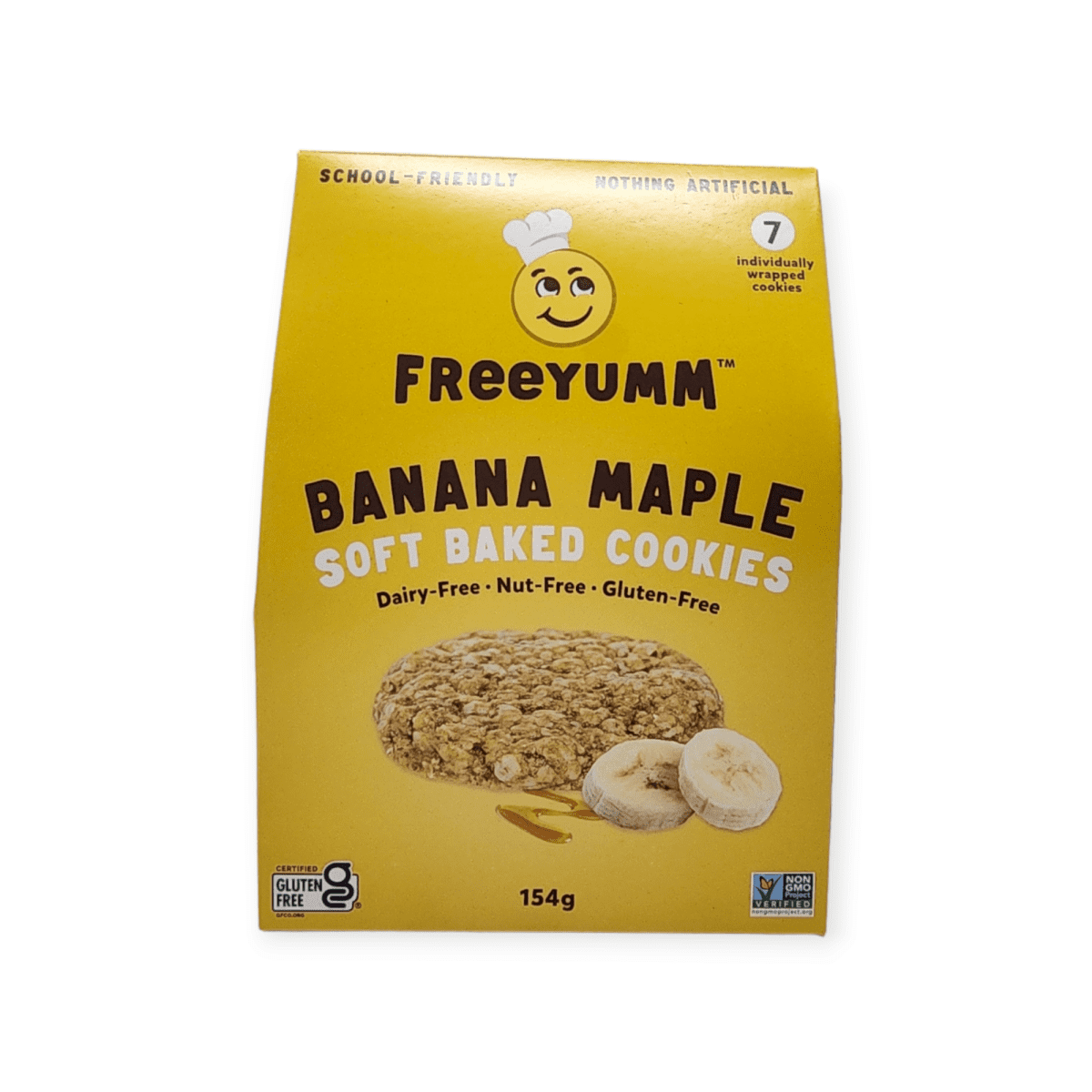 Freeyumm Banana Maple Soft Baked Cookies (154g)