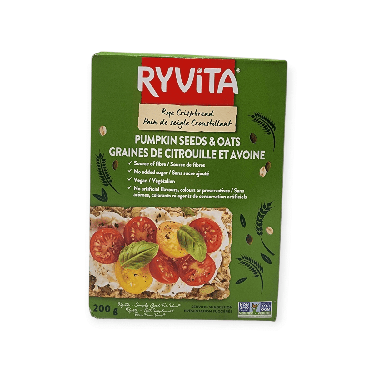 Ryvita Rye Crispbread Pumpkin Seeds & Oats (200g)