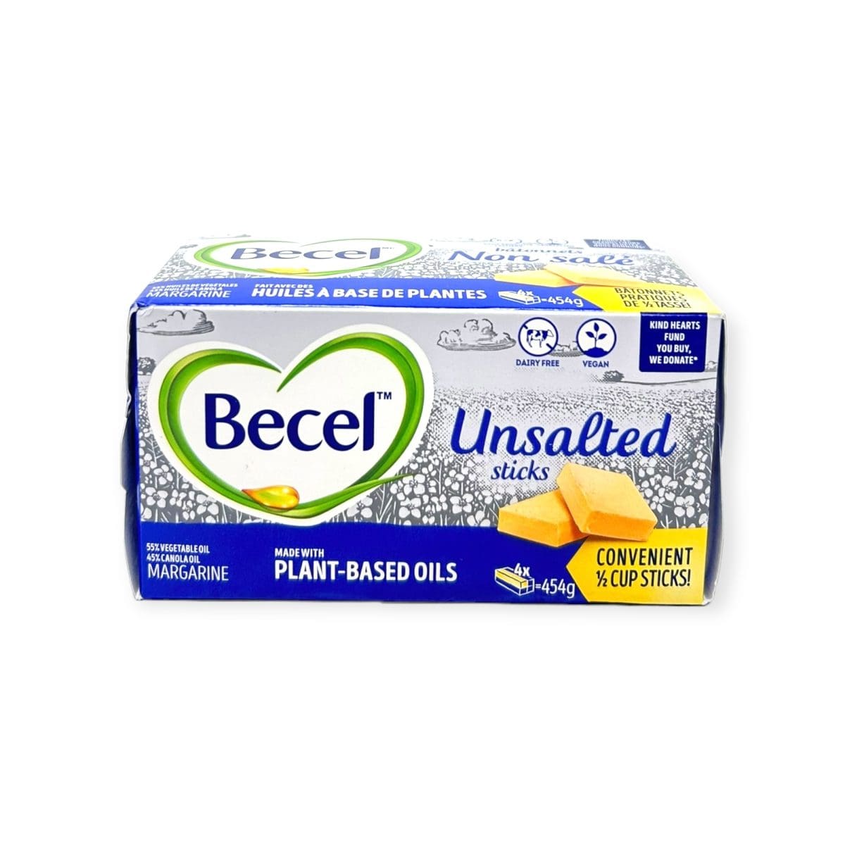 Becel Unsalted Sticks Plant-Based (454g)