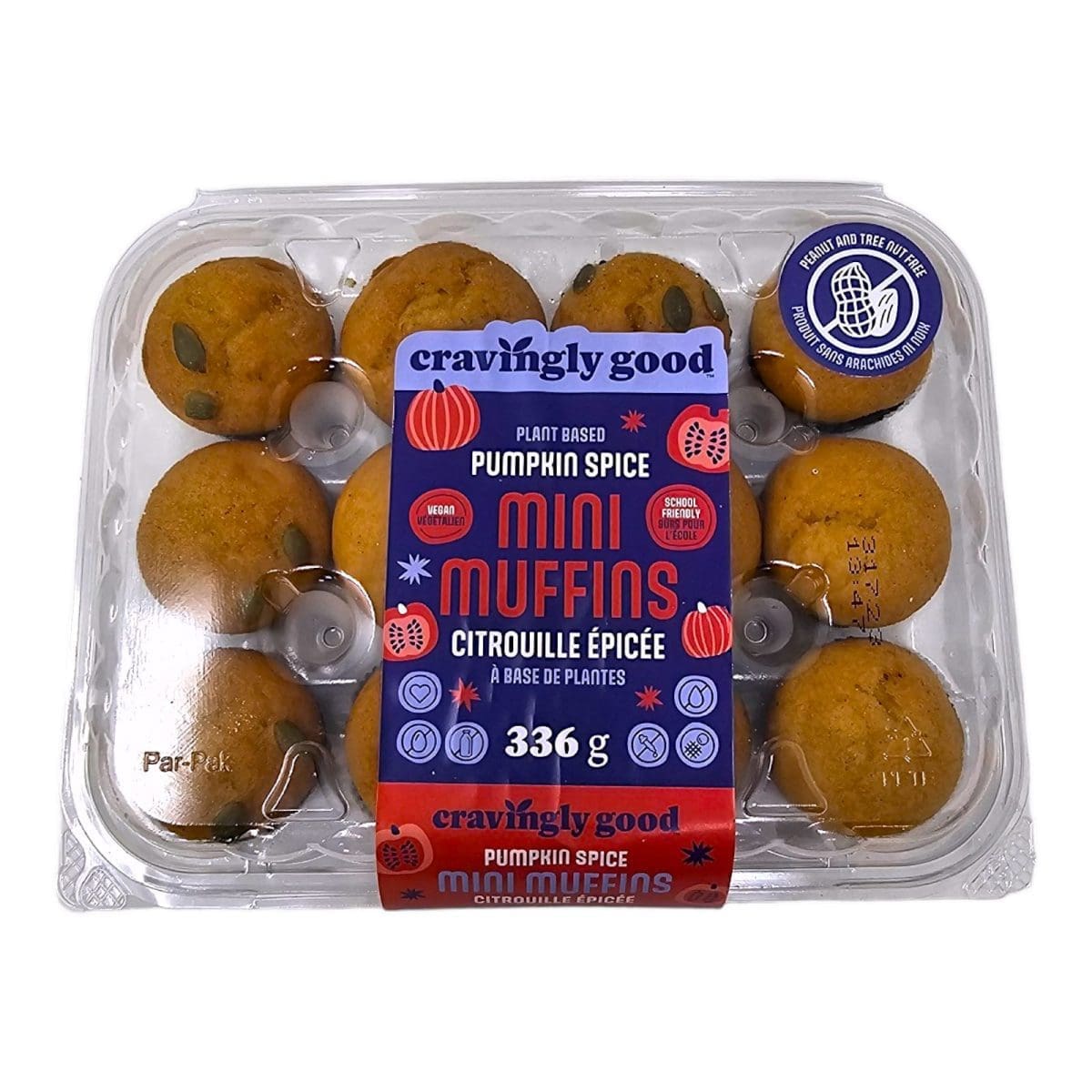 Cravingly good Plant Based Pumpkin Spice Mini Muffins (336g)