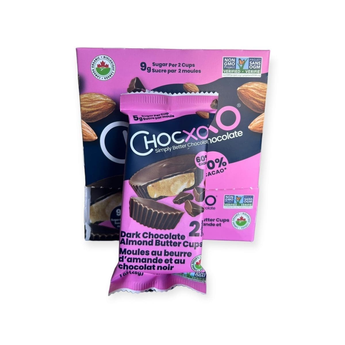 Chocxo Dark Chocolate Almond Butter Cups (28g)