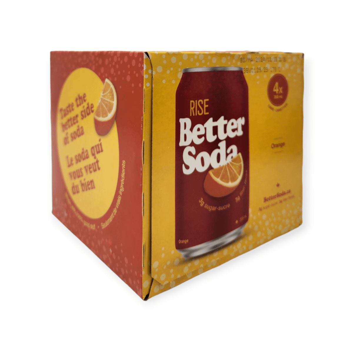 Rise Better Soda Orange (4x355mL)