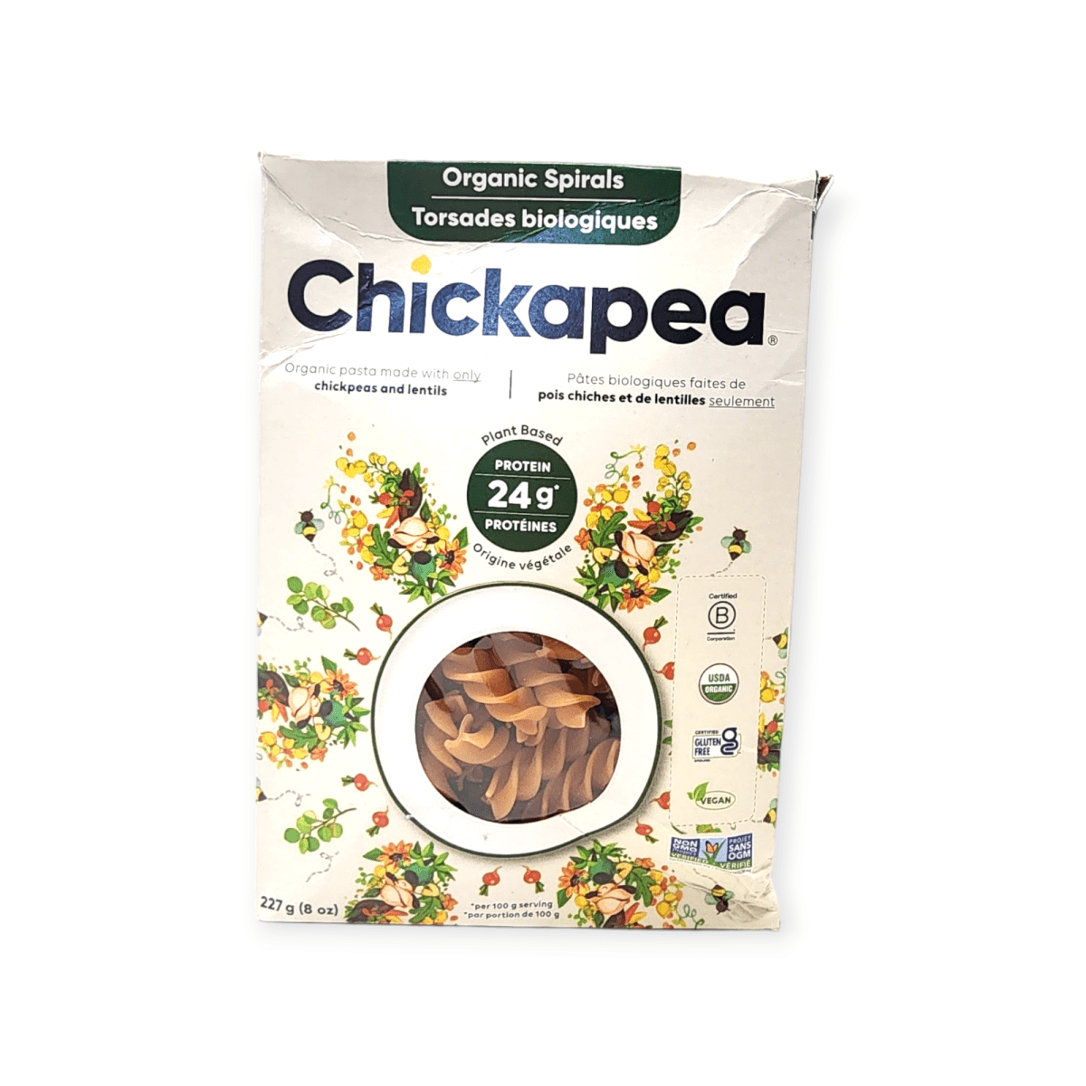 Chickapea Organic Pasta Spirals (227g)
