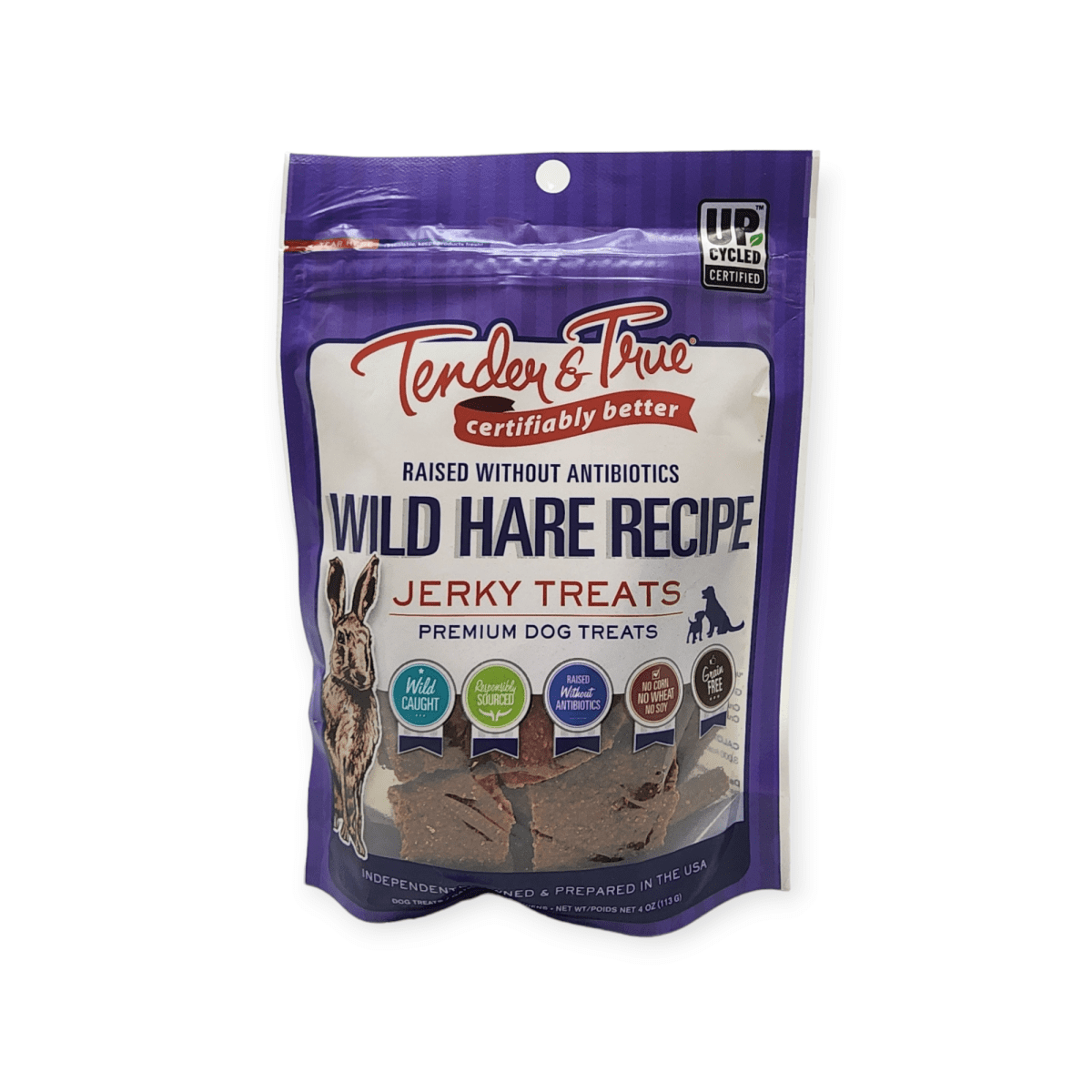 Tender & True Wild Hare Recipe Jerky Treats (113g)