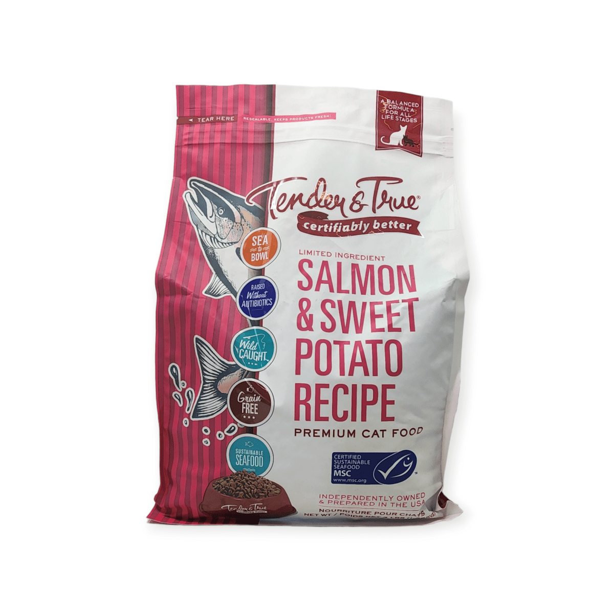 Tender & True Salmon Sweet Potato Recipe Cats (3lbs)