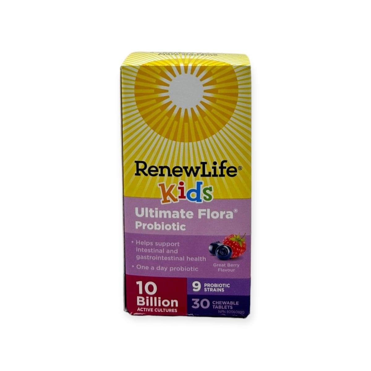 RenewLife Enfants Flora Probiotic Great Berry (30 Tablets)